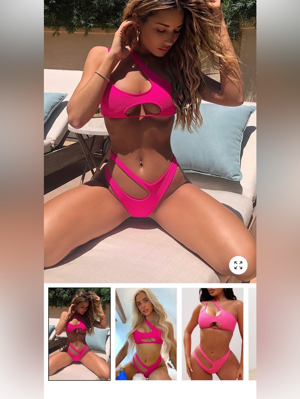 2/60$🔥 Vibrant Pink Women's Swimwear Set